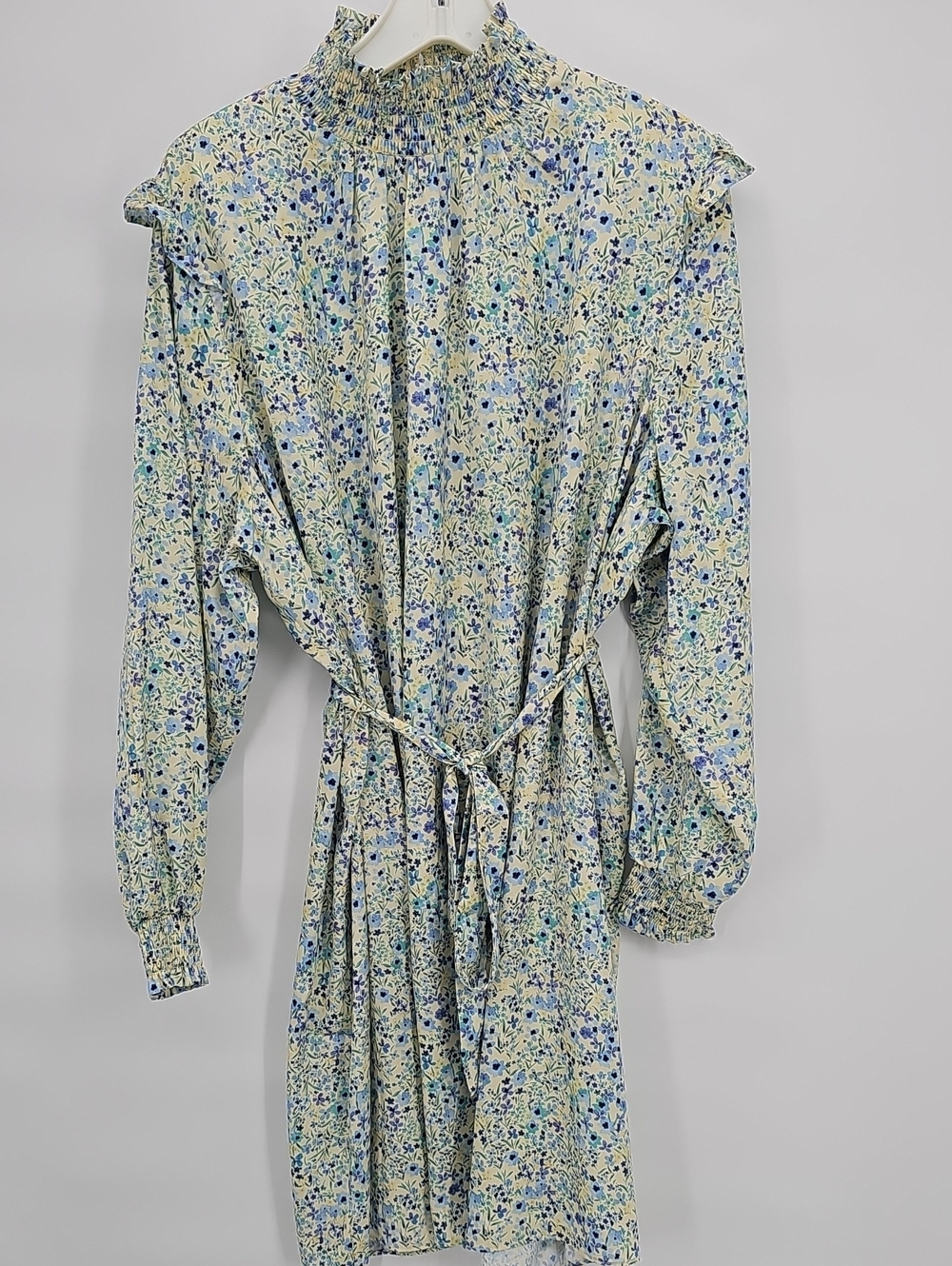 Floral Smocked High-Neck Dress Summersalt XL NWOT